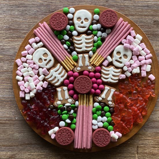 Pretty in Pink Halloween Platter
