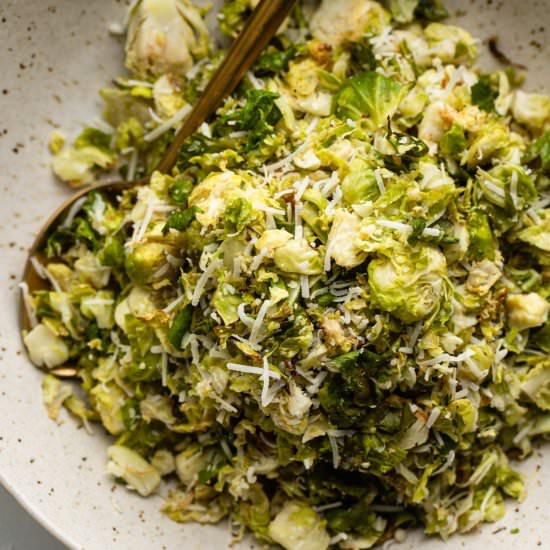 Shaved Brussels Sprouts Recipe