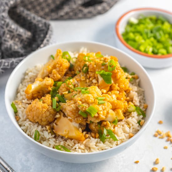 Kung Pao Cauliflower in the Instant