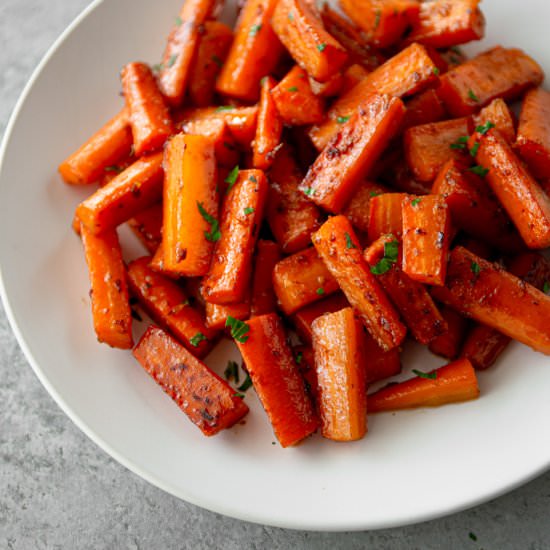 Glazed Honey Mustard Carrots