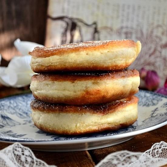 Soda pancakes with kefir
