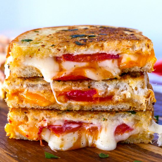 Garlic Grilled Cheese