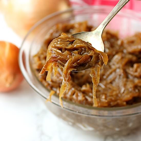 Slow Cooker Caramelized Onions