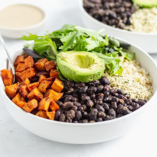 Chipotle Black Bean Buddha Bowls