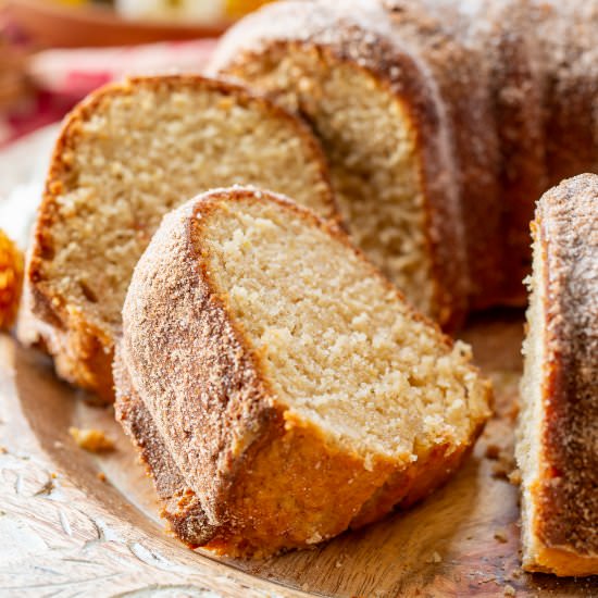 Apple Cider Donut Cake