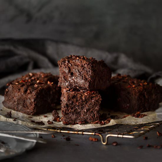 Healthy Banana Brownies