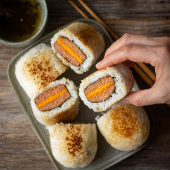 Vegan Luncheon Meat Rice Roll