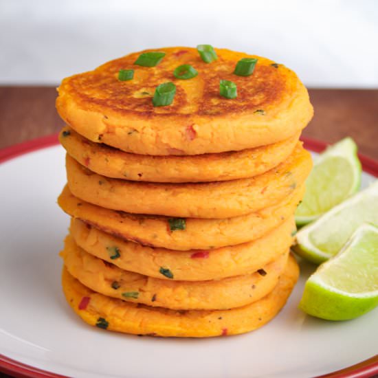 Vegan Sweet Potato Pancakes
