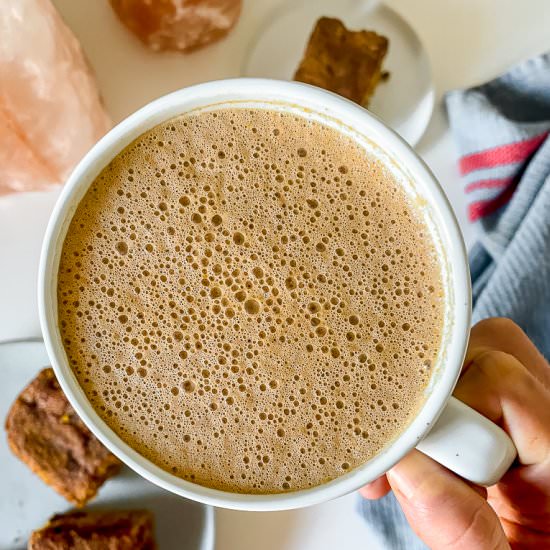 Vegan Pumpkin Chai Hot Chocolate