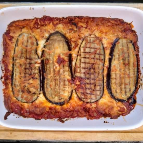 Aubergine Parmigiano