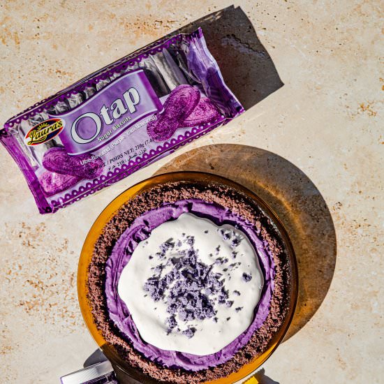 No Bake Ube Pie