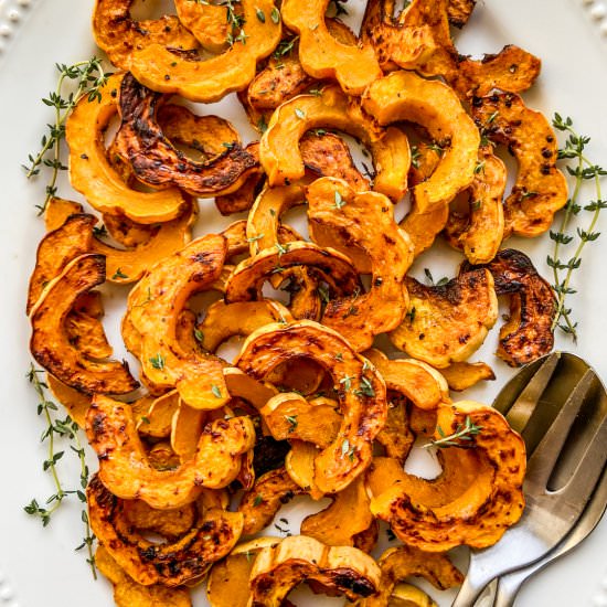 Roasted Delicata Squash