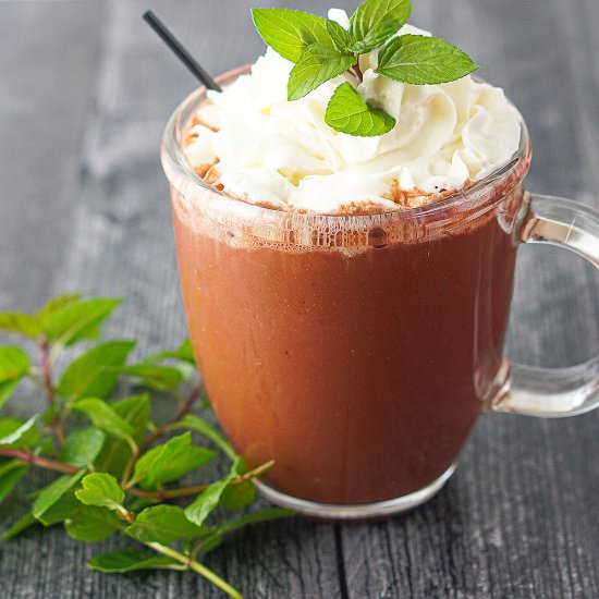 Keto Peppermint Hot Chocolate