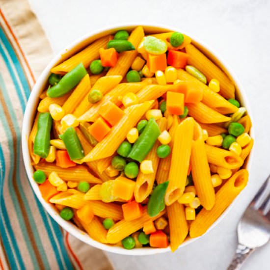 Pasta with Frozen Vegetables