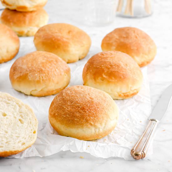 Sourdough Hamburger Buns