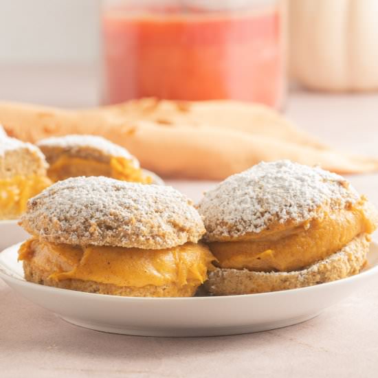 Keto Pumpkin Curd Donuts