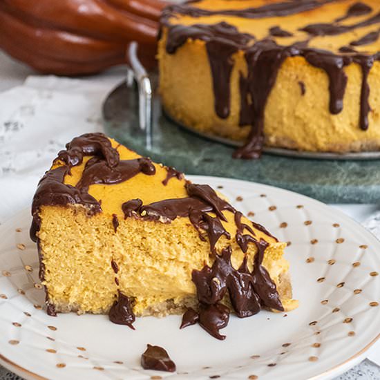 GF Baked Pumpkin Mousse Cake
