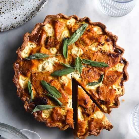 Gluten free pumpkin tart