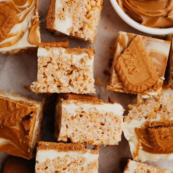Biscoff Rice Krispie Treats