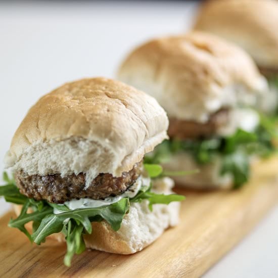 Turkey Burger Sliders