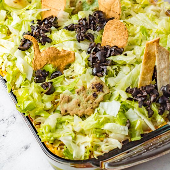 Halloween Graveyard Bean Dip