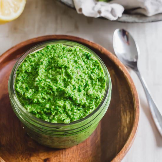 Radish Greens Pesto