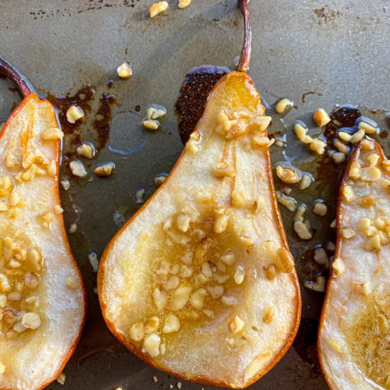 Roasted Pears With Honey Butter