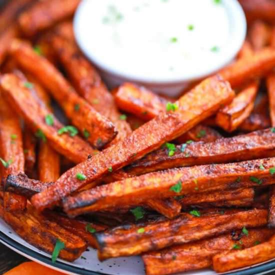 Air Fryer Carrot Fries