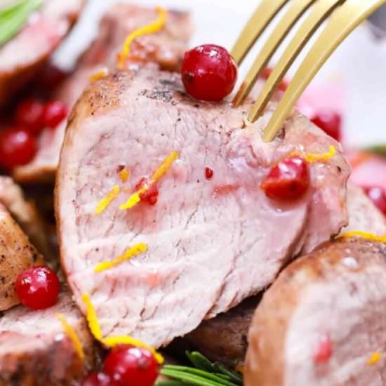 Cranberry Orange Pork Tenderloin