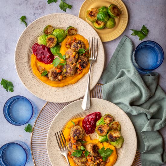 Turkey Meatballs with Cranberries