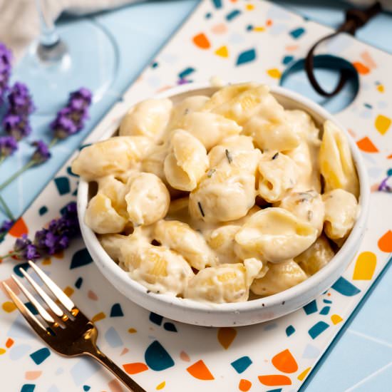 Stovetop White Cheddar and Lavender