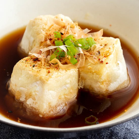 Easy 20 Minute Agedashi Tofu