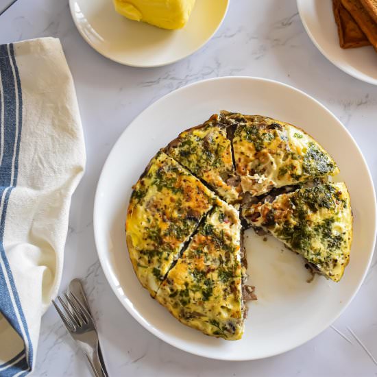 Mushroom Frittata