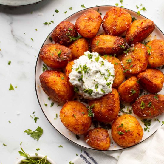 Spicy Roasted Harissa Potatoes