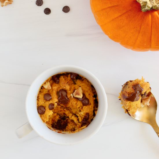 Healthy Pumpkin Mug Cake