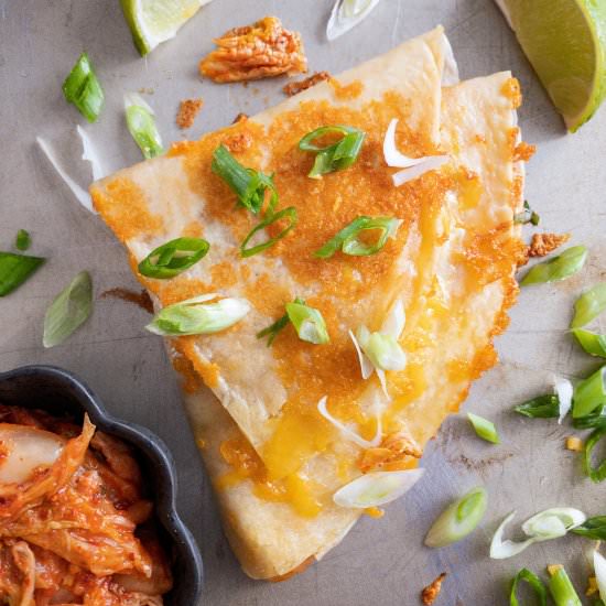 Cheddar Kimchi Crispy Wrap