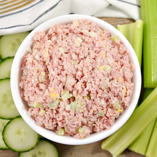 KETO DEVILED HAM SALAD
