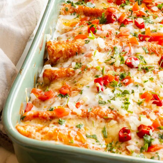 Perfect Chickpea Enchiladas