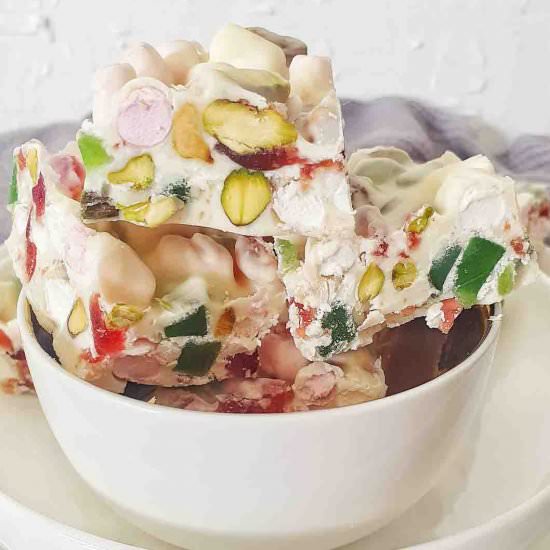 Christmas Rocky Road (no bake)