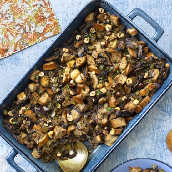 Browned Butter Mushroom Stuffing