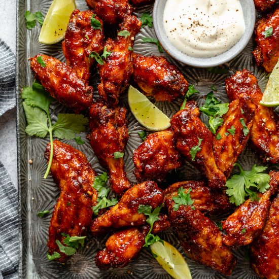 Chipotle Lime Chicken Wings