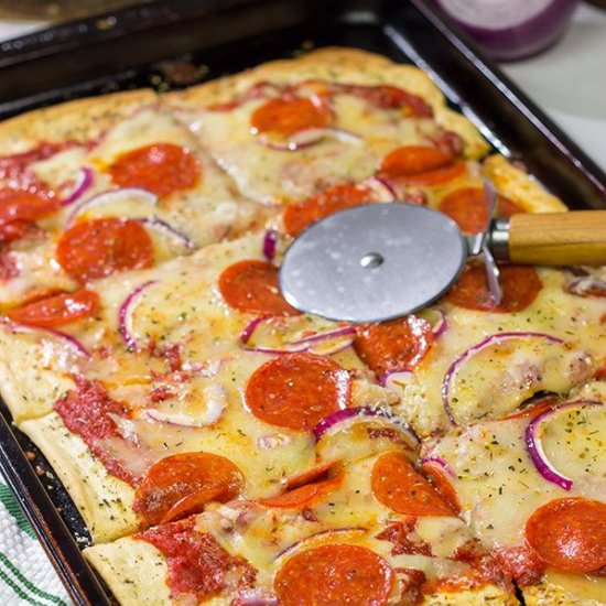 Pepperoni Pan Pizza