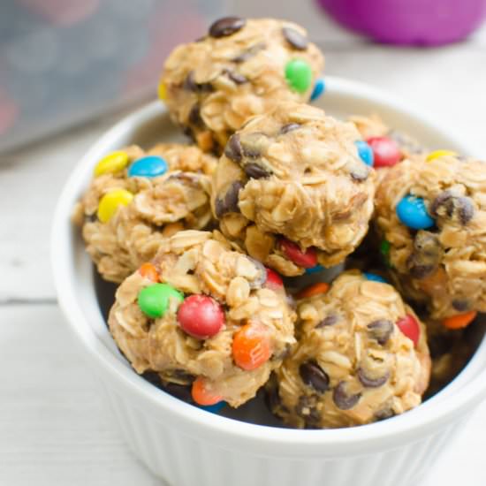No Bake Trail Mix Energy Bites