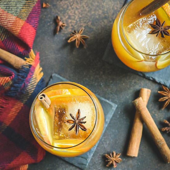Apple Cider Whiskey Smash