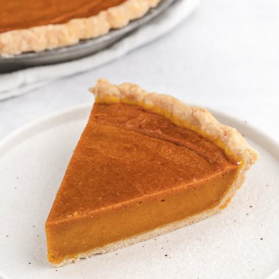Vegan Pumpkin Pie