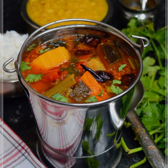 Mukkala Pulusu / Indian Veg Stew