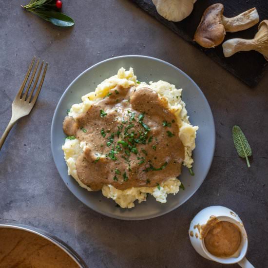 How to make a mushroom gravy