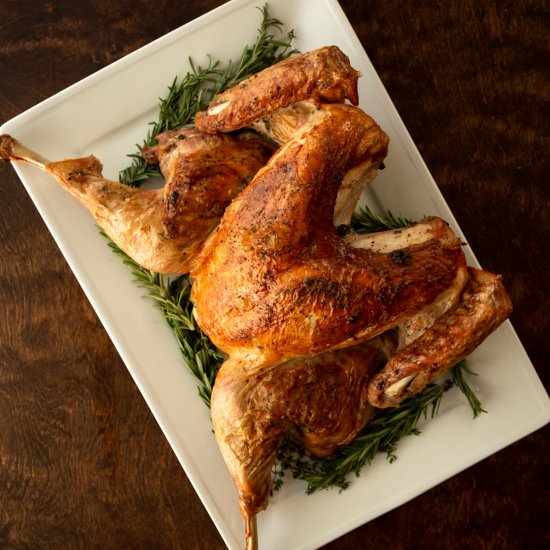 Spatchcock Roasted Turkey