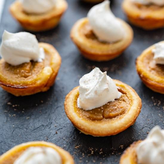 Mini Pumpkin Pies & Tarts