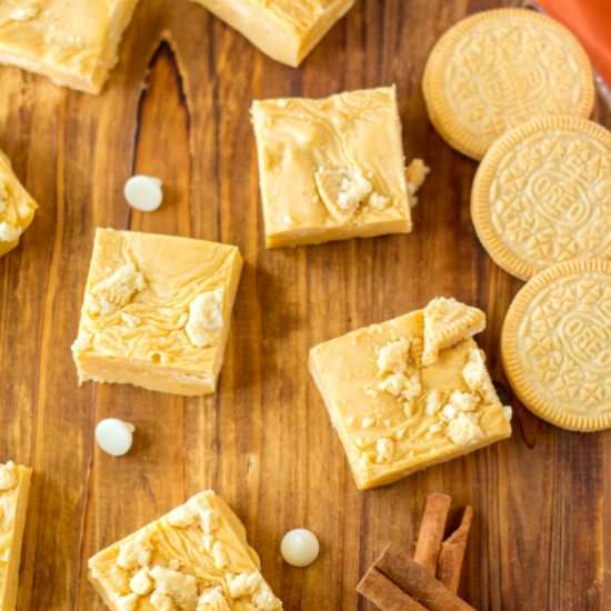 Easy Oreo Pumpkin Pie Fudge